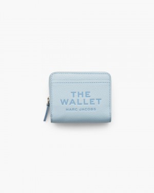 Blue Marc Jacobs The Leather Mini Compact Wallet | 435187-CQO