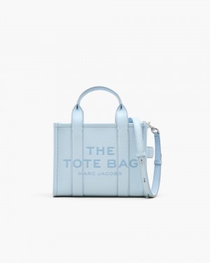 Blue Marc Jacobs The Leather Small Tote Bag | 648719-KCW