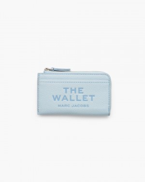 Blue Marc Jacobs The Leather Top Zip Multi Wallet | 957041-IKQ