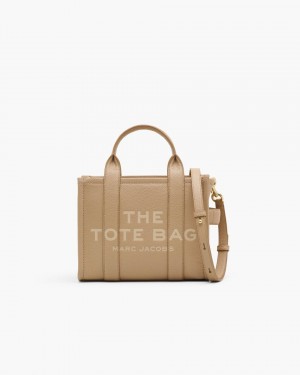 Brown Marc Jacobs The Leather Small Tote Bag | 018354-ZVG