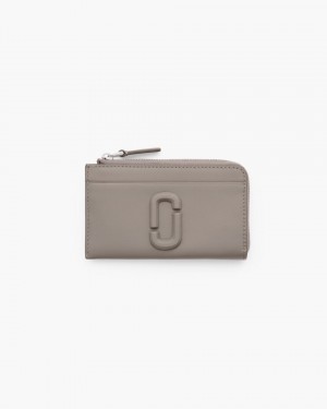 Cement Marc Jacobs The Covered J Marc Top Zip Multi Wallet | 213498-XHN