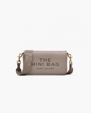 Cement Marc Jacobs The Leather Mini Bag | 126305-OFM