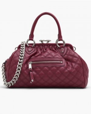 Pink Marc Jacobs Re-Edition Quilted Leather Stam Bag | 025986-RFY