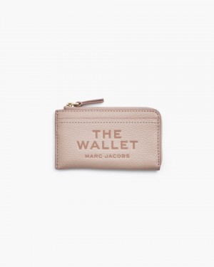 Rose Marc Jacobs The Leather Top Zip Multi Wallet | 561028-DYV