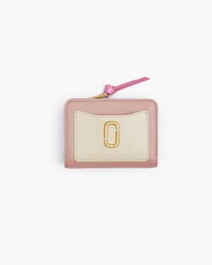 Rose Multicolor Marc Jacobs The Utility Snapshot Mini Compact Wallet | 430971-CXT