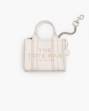 Silver Marc Jacobs The Nano Tote Bag Charm | 684195-CME