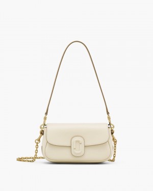 White Marc Jacobs The Clover Shoulder Bag | 097382-VXP