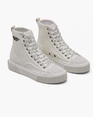 White Marc Jacobs The High Top Sneaker | 936127-XOA