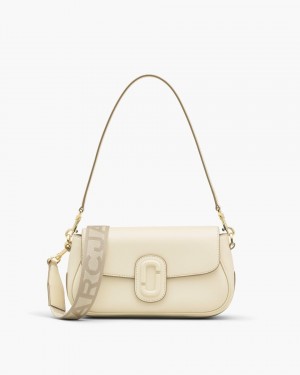 White Marc Jacobs The Large Clover Shoulder Bag | 052174-SQH