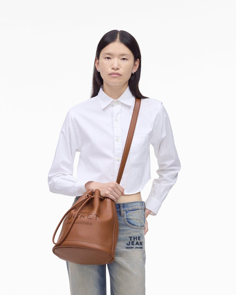 Argan Oil Marc Jacobs The Leather Large Bucket Bag | 041798-YVS