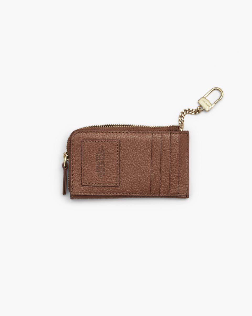 Argan Oil Marc Jacobs The Leather Top Zip Multi Wallet | 539217-HSB