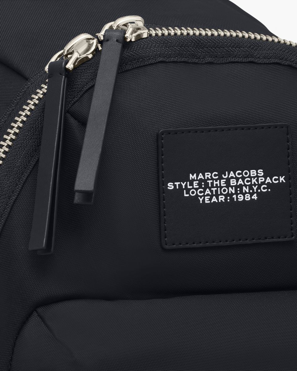 Black Marc Jacobs The Biker Nylon Large Backpack | 407965-NPE