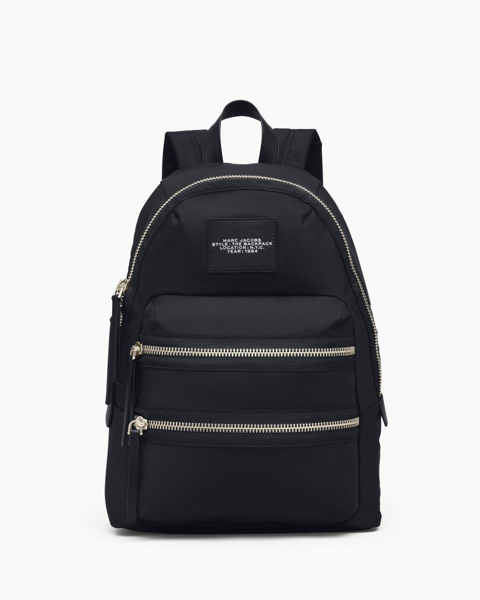 Black Marc Jacobs The Biker Nylon Large Backpack | 407965-NPE