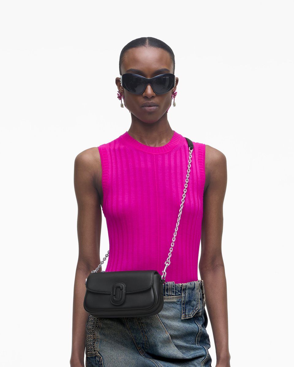 Black Marc Jacobs The Clover Shoulder Bag | 419380-EKO