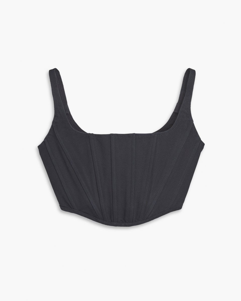 Black Marc Jacobs The Denim Bustier | 397051-MFN