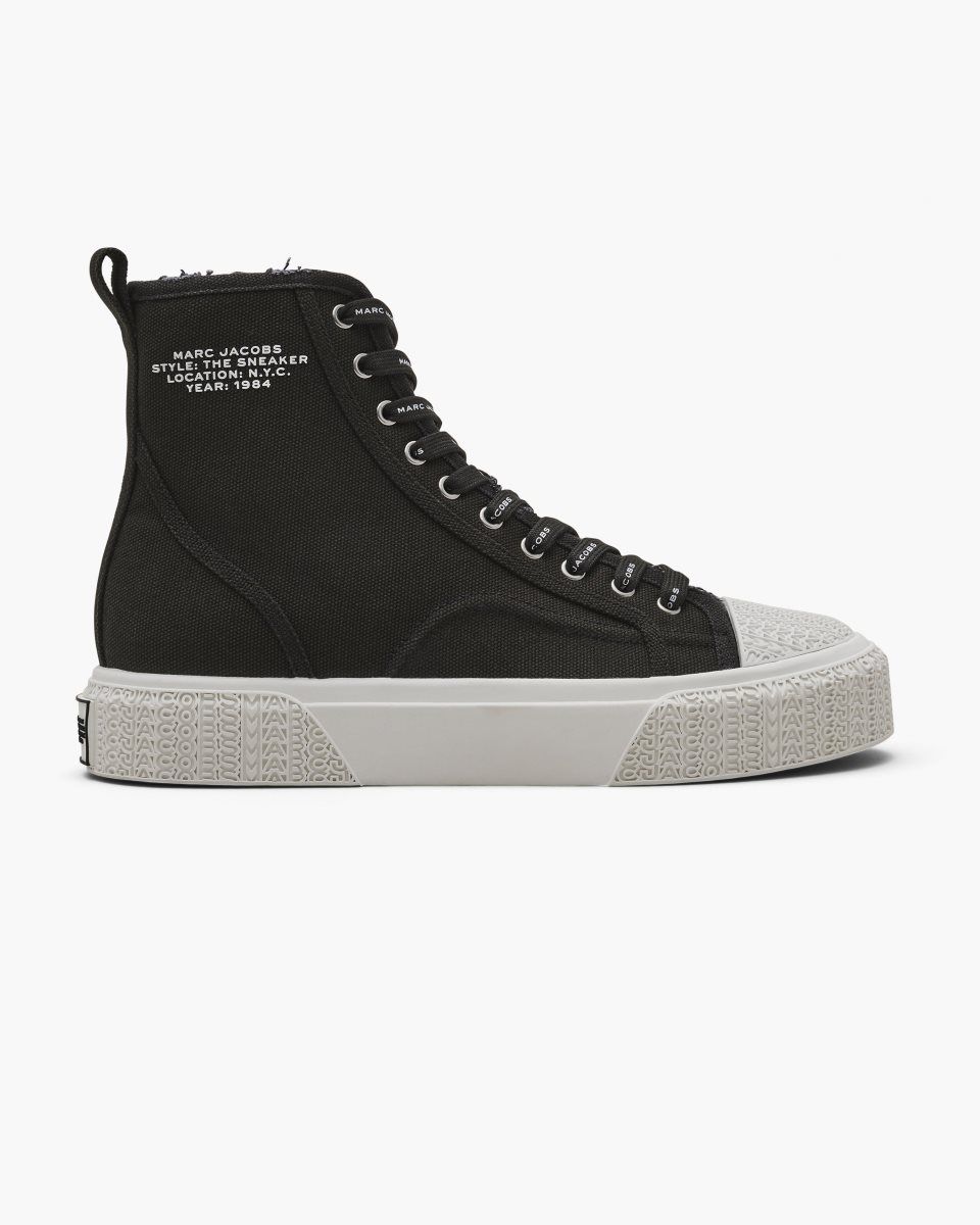 Black Marc Jacobs The High Top Sneaker | 390472-GKQ