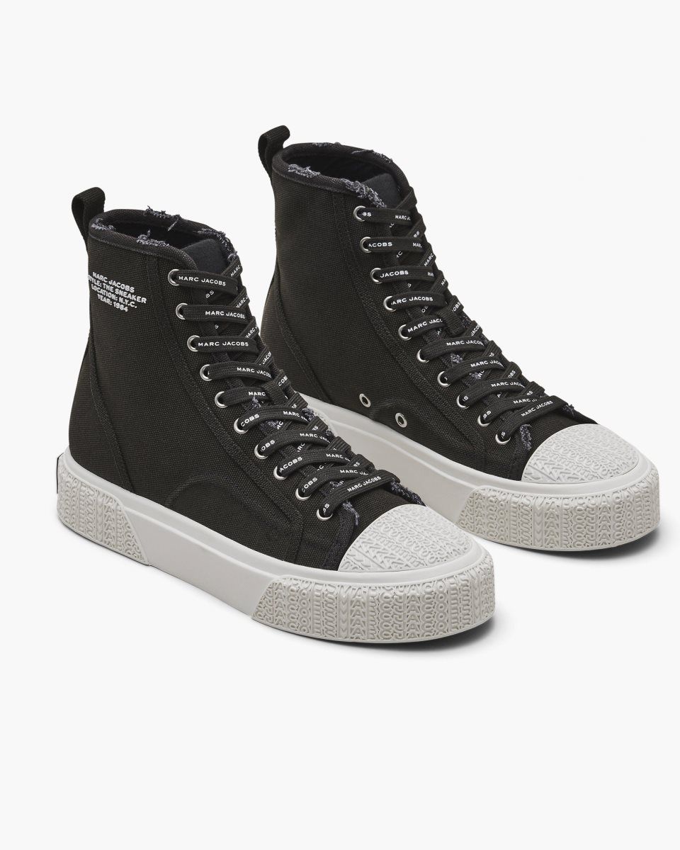 Black Marc Jacobs The High Top Sneaker | 390472-GKQ