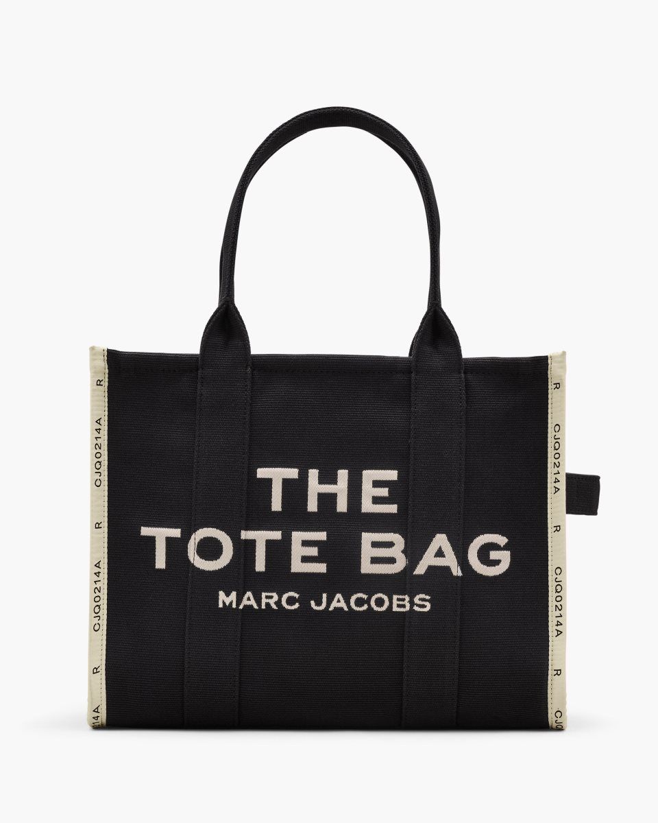 Black Marc Jacobs The Jacquard Large Tote Bag | 257360-LTM