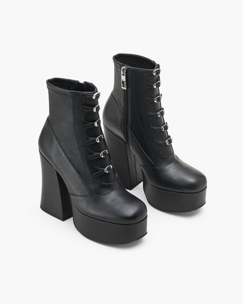 Black Marc Jacobs The Kiki Stretch Ankle Boot | 129536-JDK