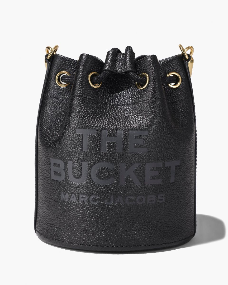 Black Marc Jacobs The Leather Bucket Bag | 850173-NXE