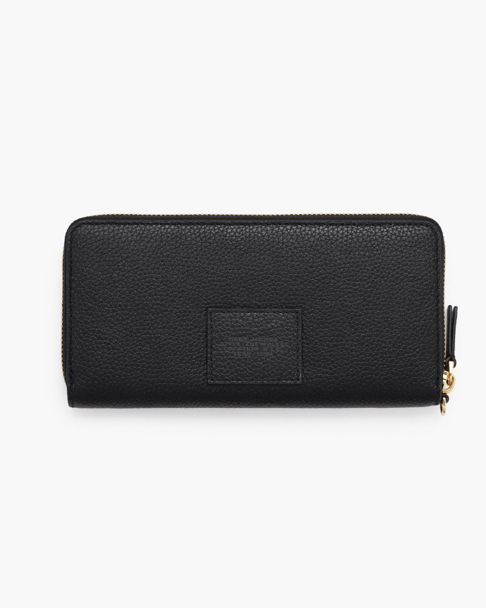 Black Marc Jacobs The Leather Continental Wallet | 981503-SJN