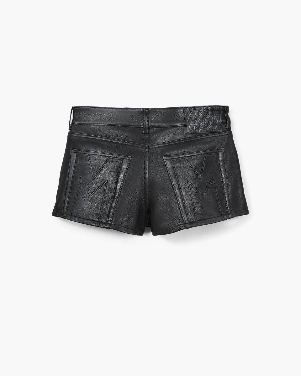 Black Marc Jacobs The Leather Skort | 508692-OMZ