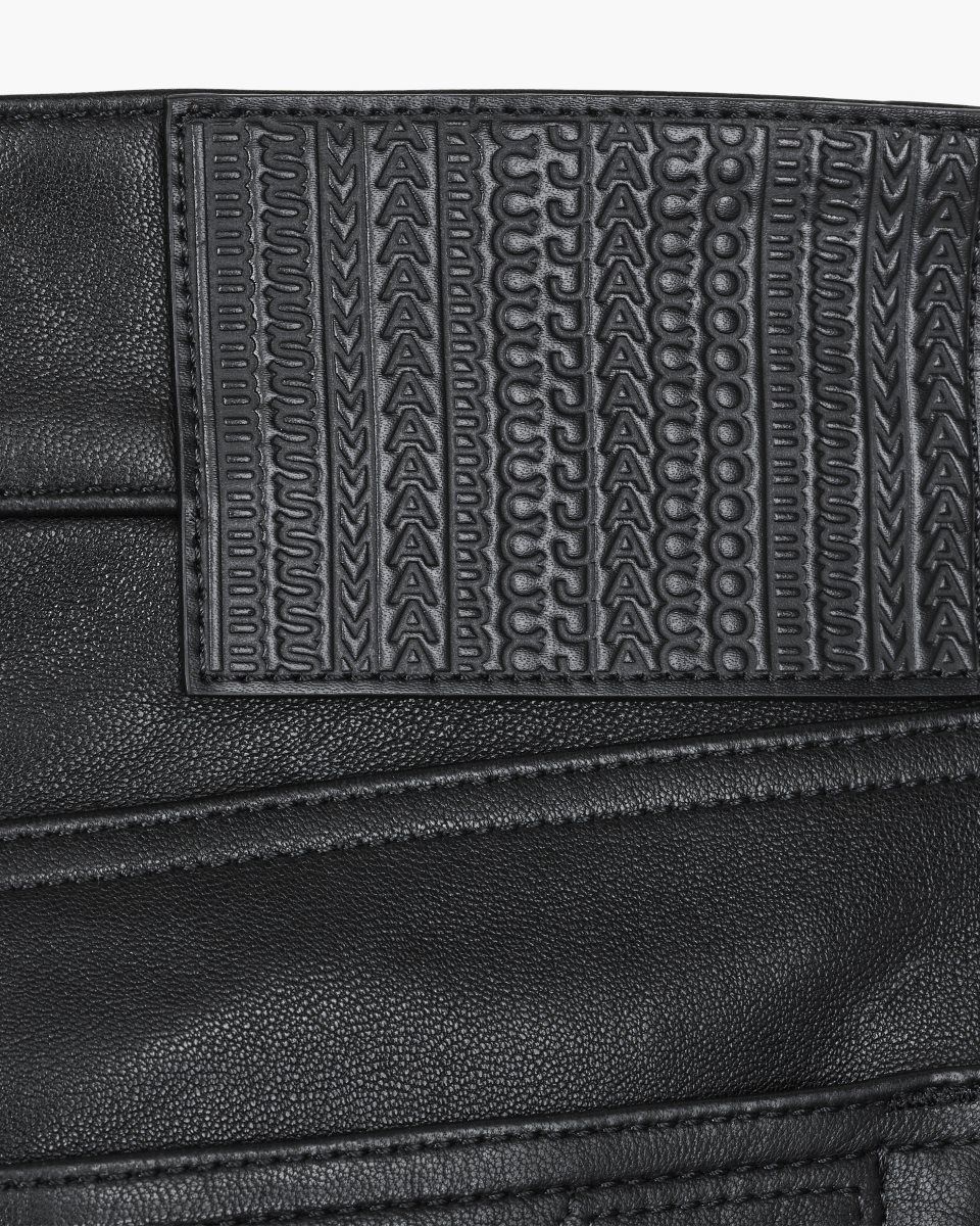 Black Marc Jacobs The Leather Skort | 508692-OMZ