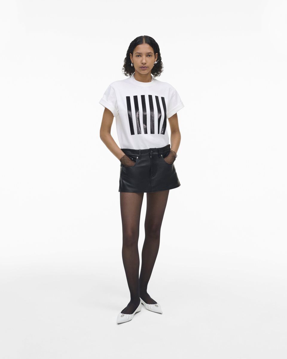 Black Marc Jacobs The Leather Skort | 508692-OMZ