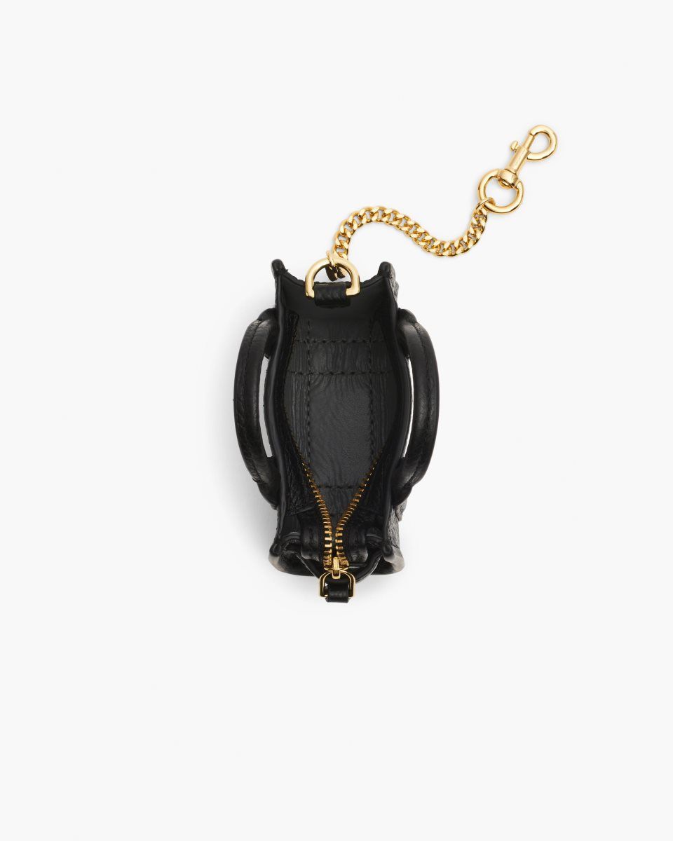 Black Marc Jacobs The Nano Tote Bag Charm | 537409-EHN