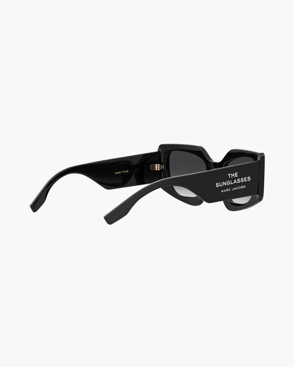 Black Marc Jacobs The Square Cat Eye Sunglasses | 194862-VFO