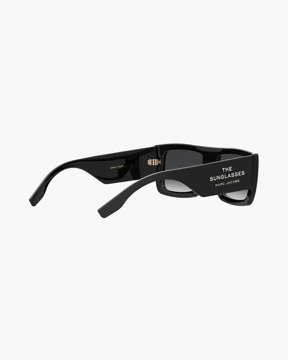 Black Marc Jacobs The Square Sunglasses | 986375-YTX