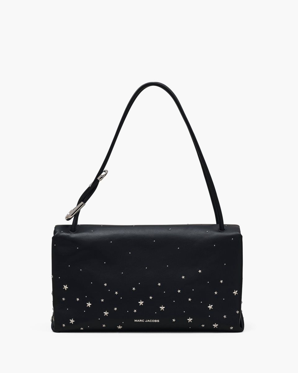 Black Marc Jacobs The Star-Studded Leather Large Dual Bag | 703615-MNI