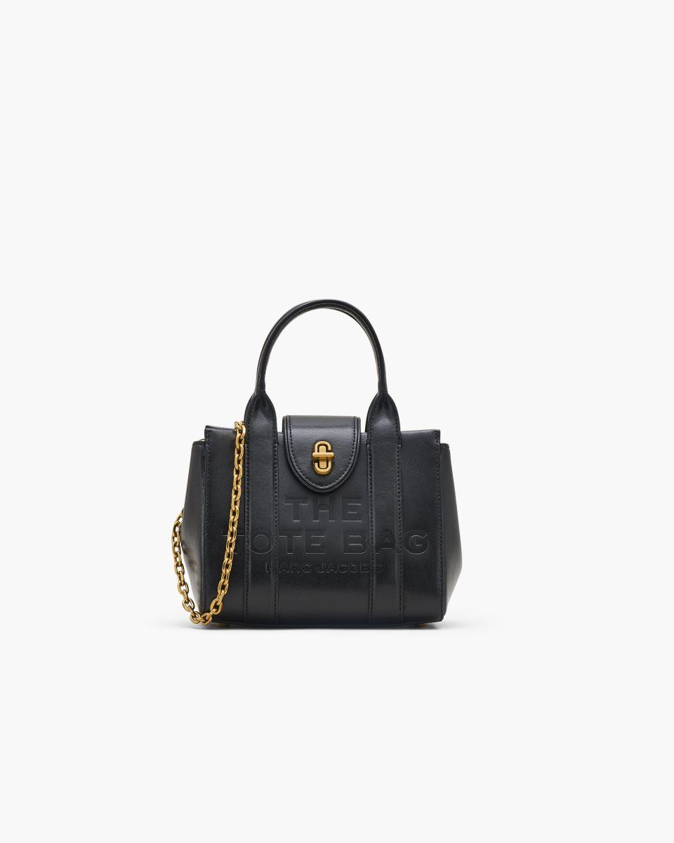 Black Marc Jacobs The Turnlock Crossbody Tote Bag | 269570-XPT