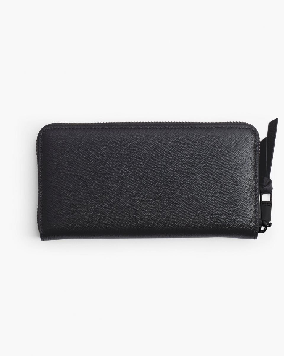 Black Marc Jacobs The Utility Snapshot DTM Continental Wallet | 517329-OSX