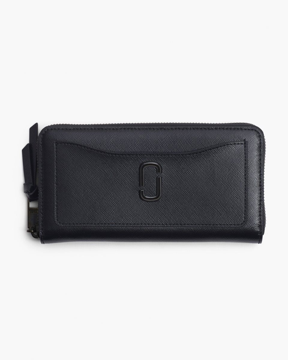 Black Marc Jacobs The Utility Snapshot DTM Continental Wallet | 517329-OSX