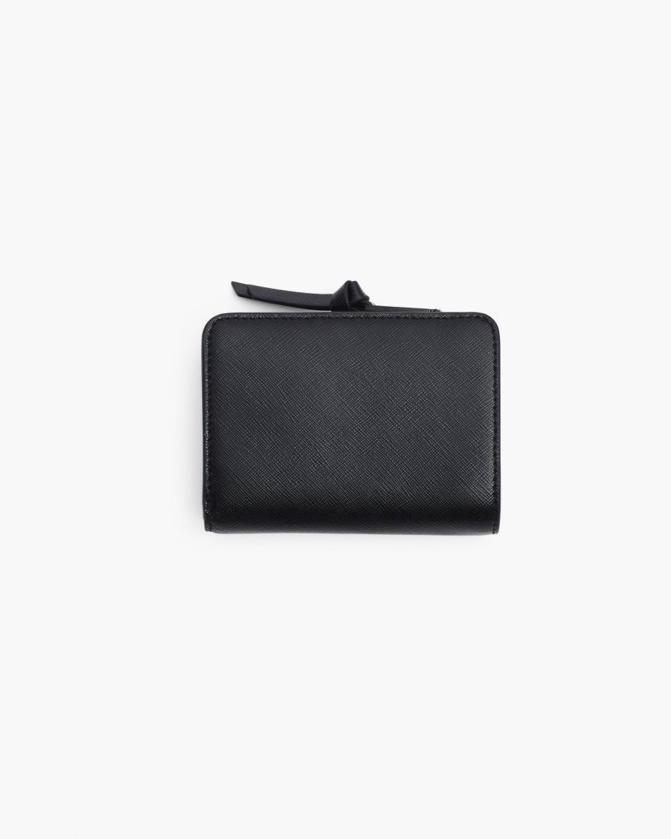 Black Marc Jacobs The Utility Snapshot DTM Mini Compact Wallet | 396125-JOE