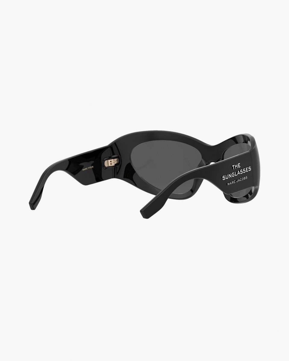 Black Marc Jacobs The Wrapped Sunglasses | 168429-MKO