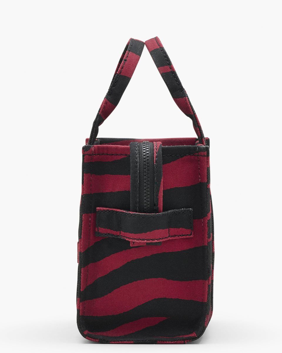 Black Marc Jacobs The Zebra Canvas Small Tote Bag | 187936-OWC