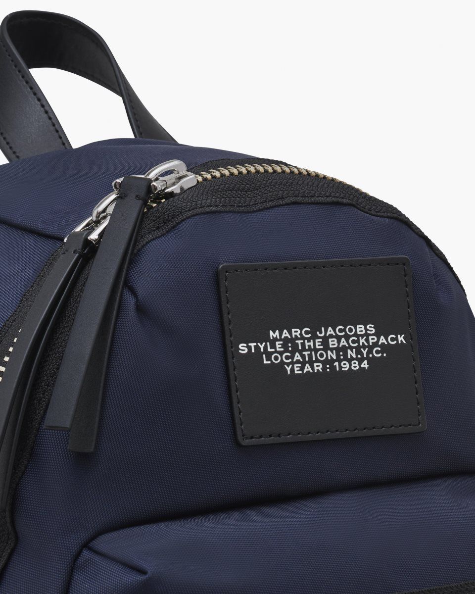 Blue Marc Jacobs The Biker Nylon Medium Backpack | 107435-HJI