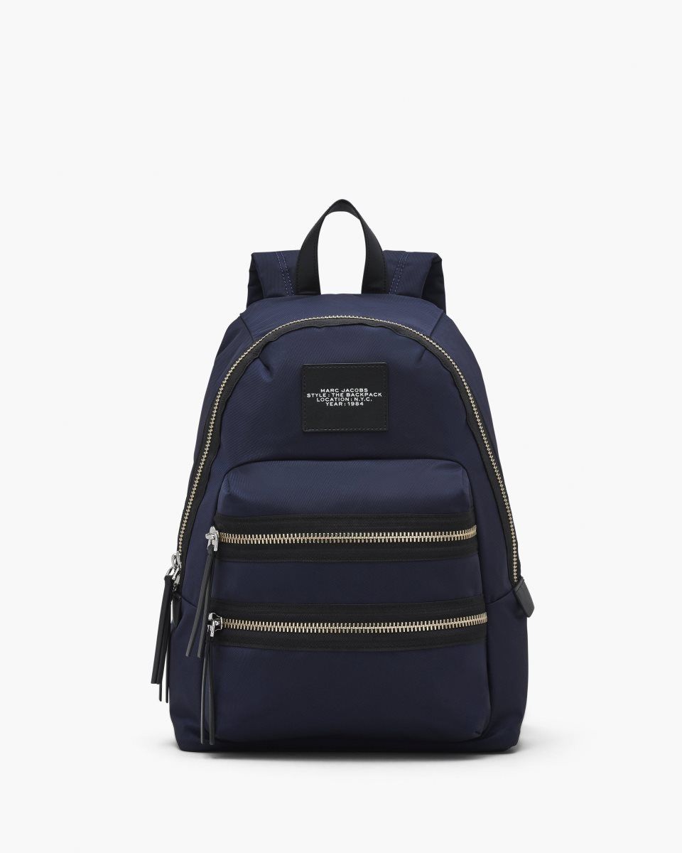 Blue Marc Jacobs The Biker Nylon Medium Backpack | 107435-HJI