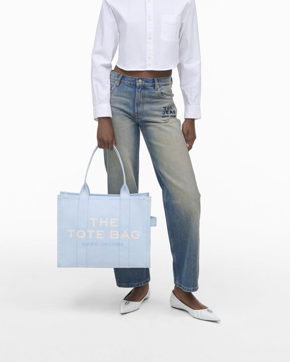 Blue Marc Jacobs The Canvas Large Tote Bag | 713980-HJN