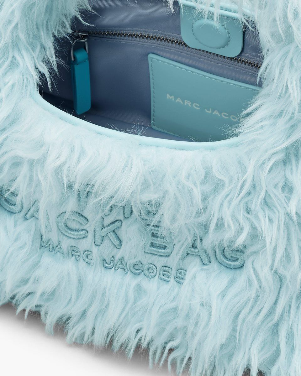 Blue Marc Jacobs The Faux Fur Mini Sack Bag | 314862-KTB