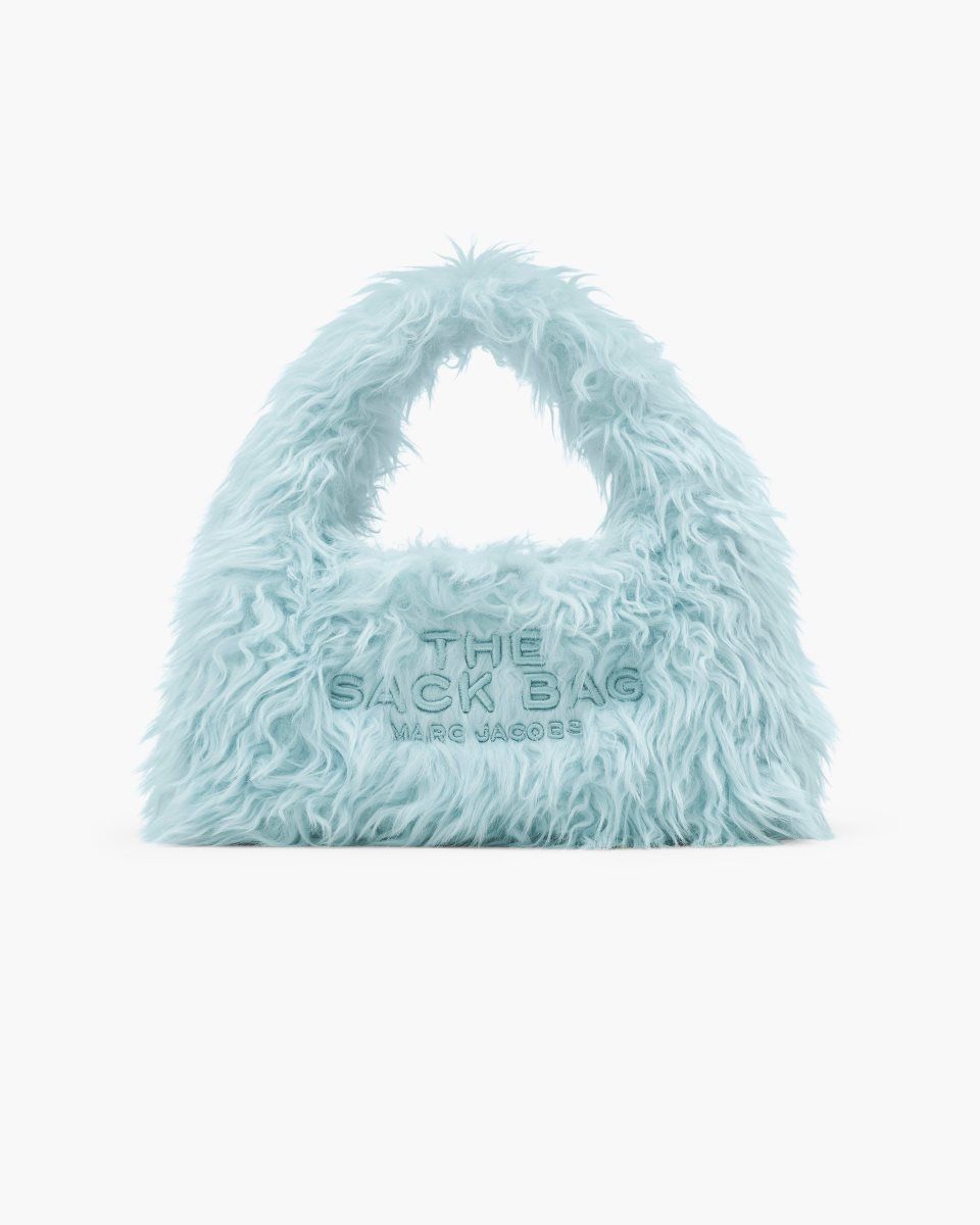 Blue Marc Jacobs The Faux Fur Mini Sack Bag | 314862-KTB