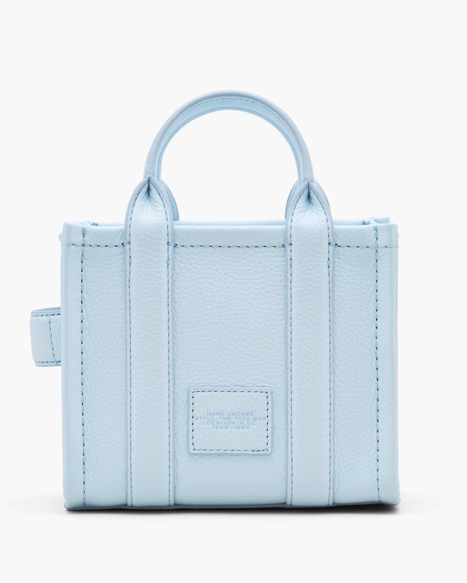 Blue Marc Jacobs The Leather Crossbody Tote Bag | 732685-SND