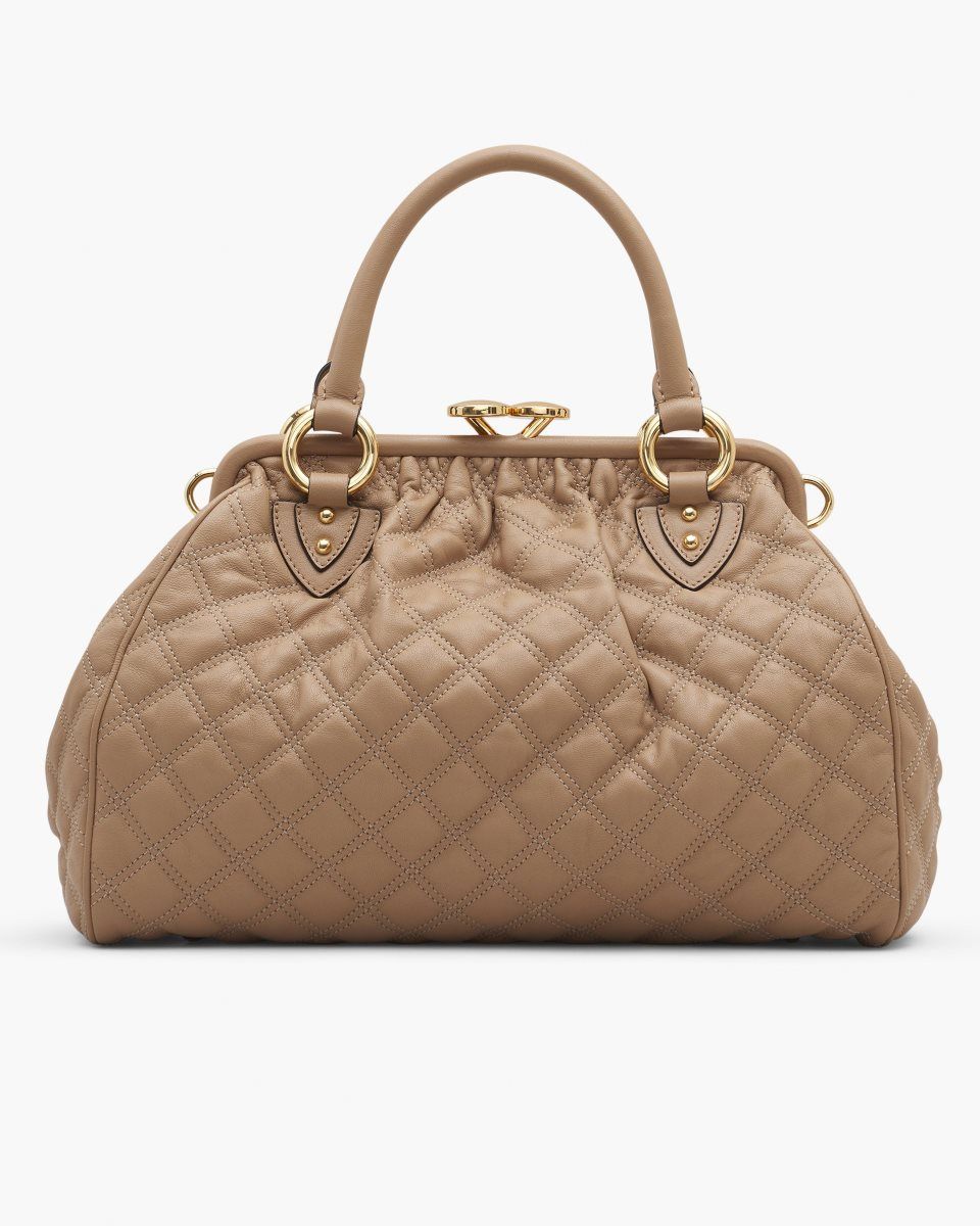 Brown Marc Jacobs Re-Edition Quilted Leather Stam Bag | 730859-VZR