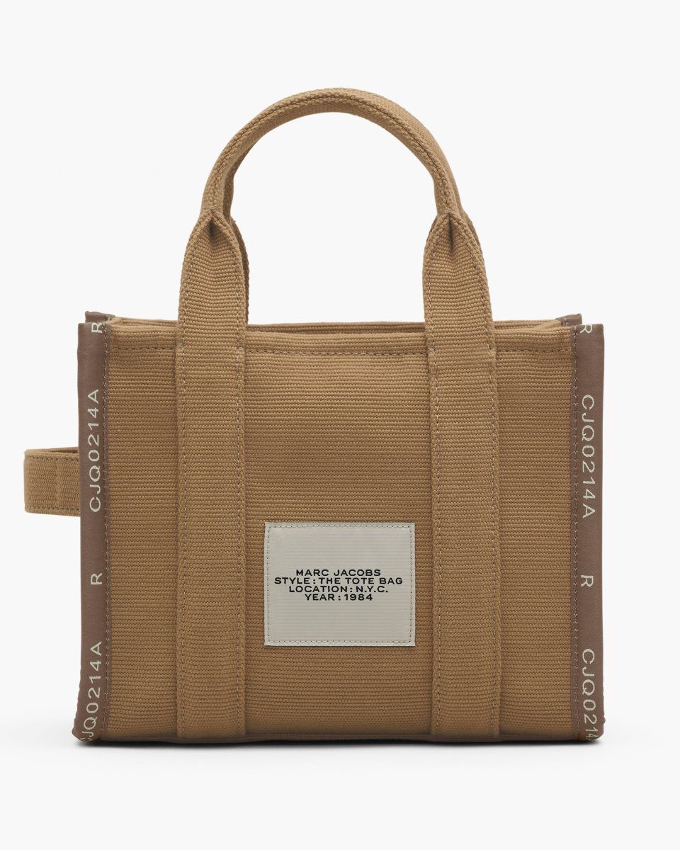 Brown Marc Jacobs The Jacquard Small Tote Bag | 372109-YTJ