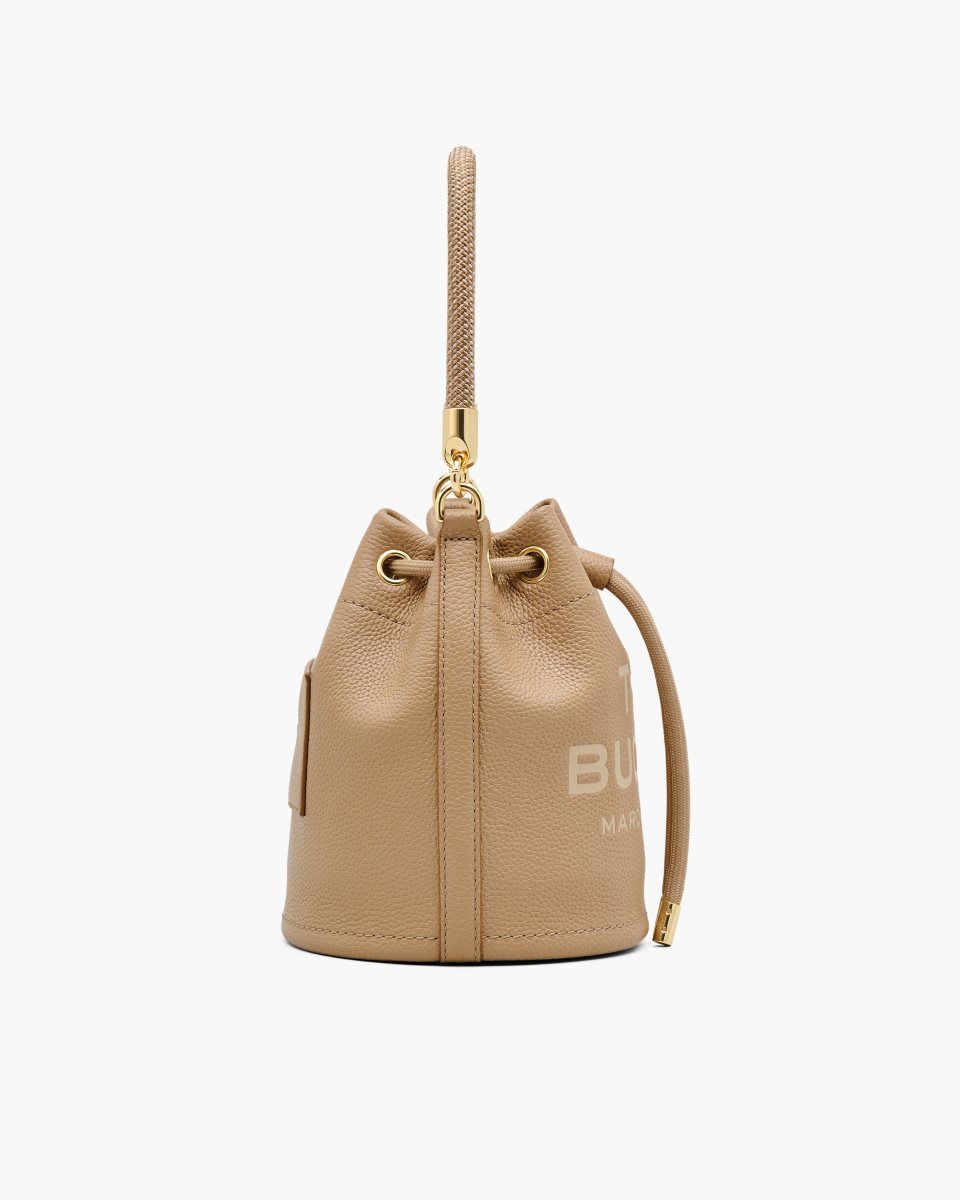 Brown Marc Jacobs The Leather Bucket Bag | 067184-BDK