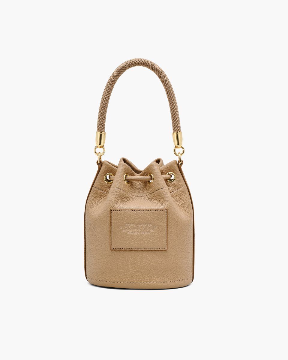 Brown Marc Jacobs The Leather Bucket Bag | 067184-BDK