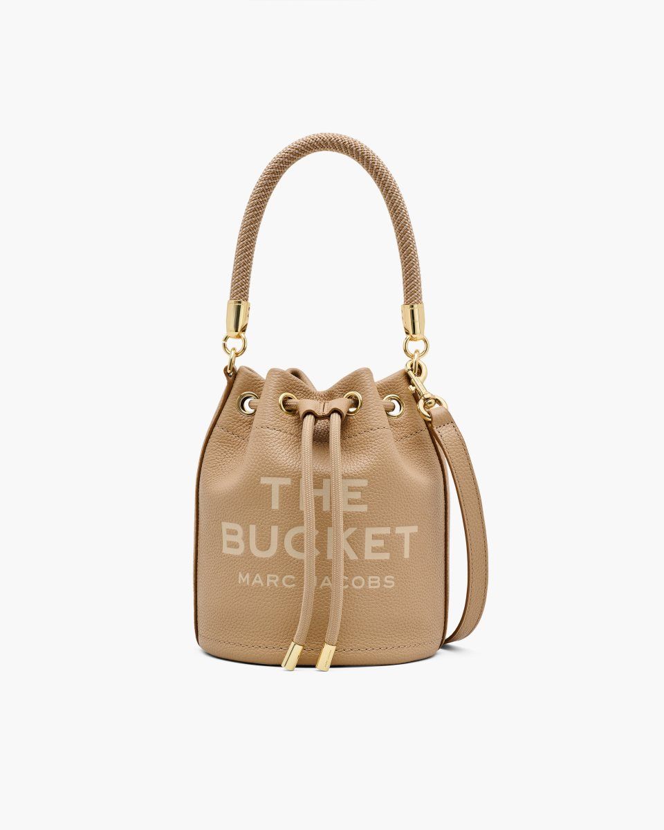 Brown Marc Jacobs The Leather Bucket Bag | 067184-BDK