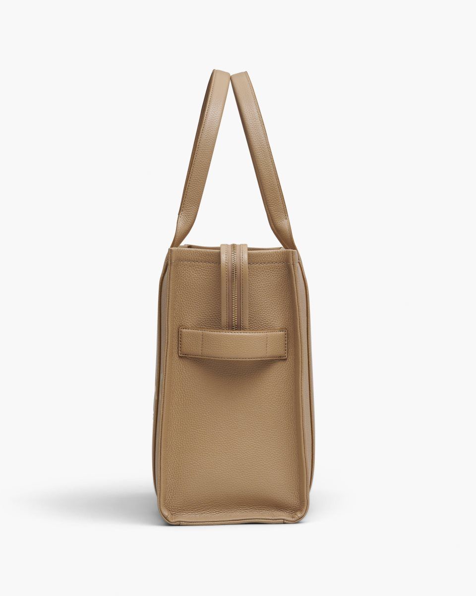 Brown Marc Jacobs The Leather Large Tote Bag | 820714-YKH